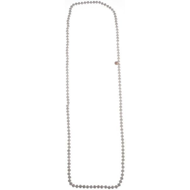 COLLAR LARGO CUENTAS FACETA1.2M*8MM