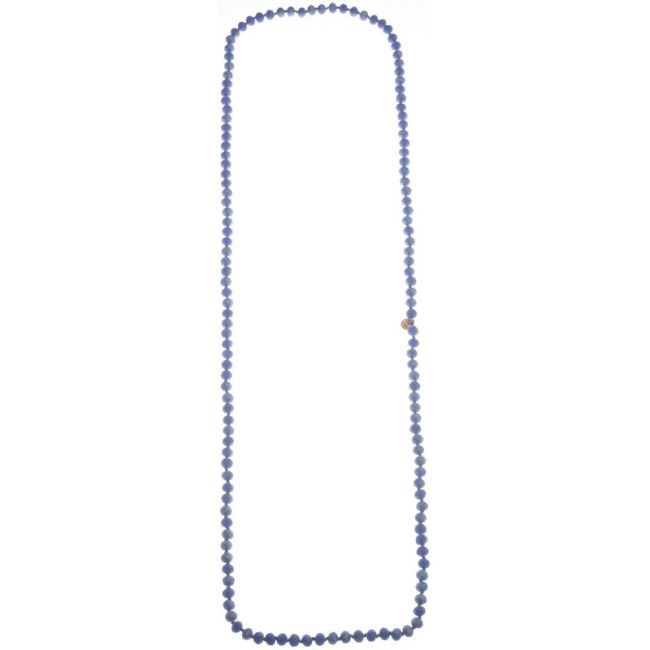 COLLAR LARGO CUENTAS FACETA1.2M*8MM