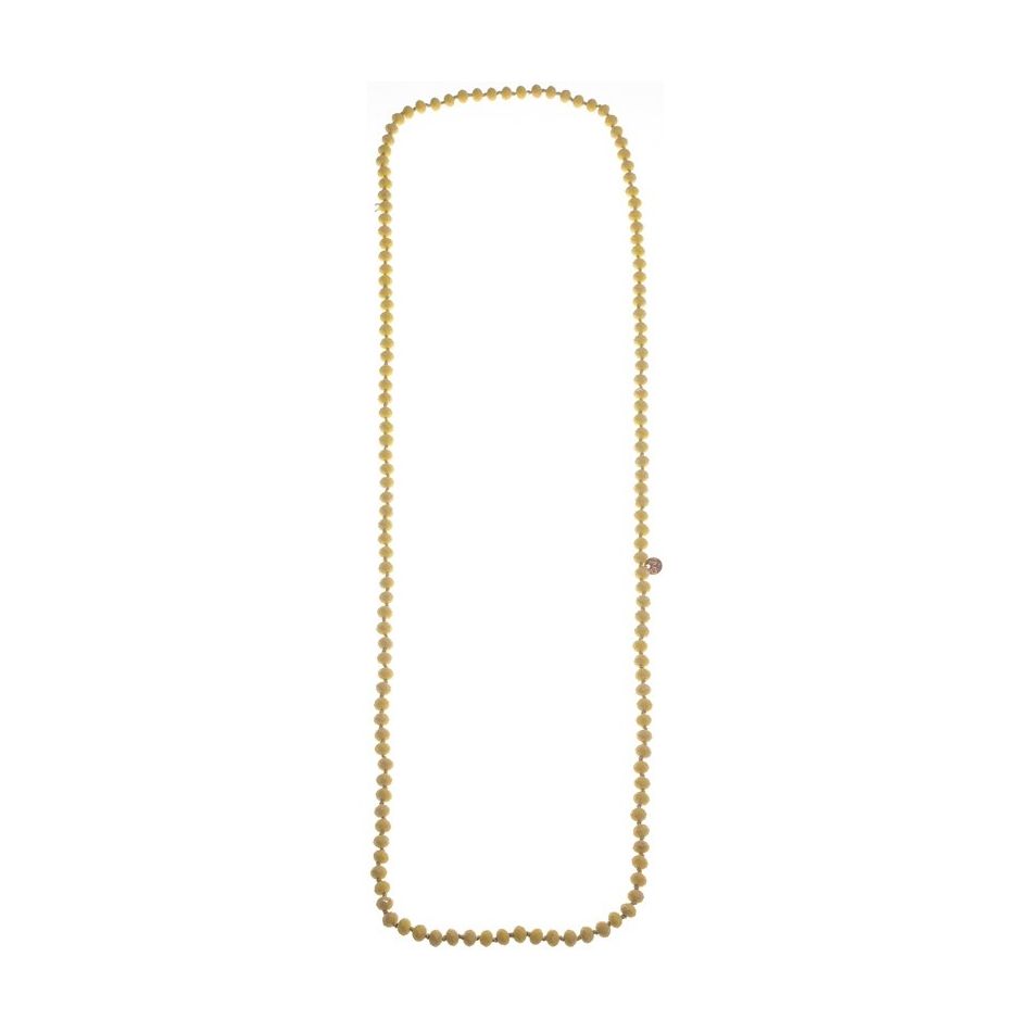 LONG NECKLACE WITH FACET BEADS1.2M*8MM