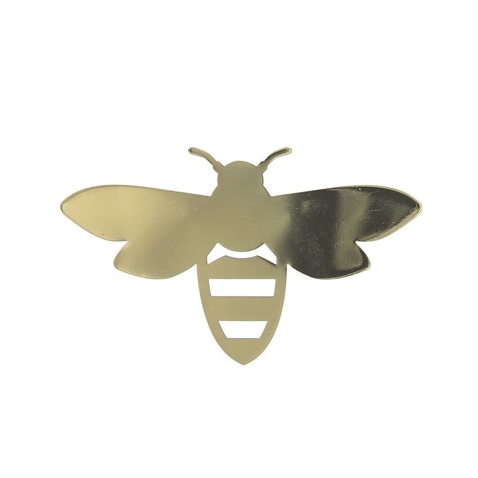 METAL BEE BROOCH