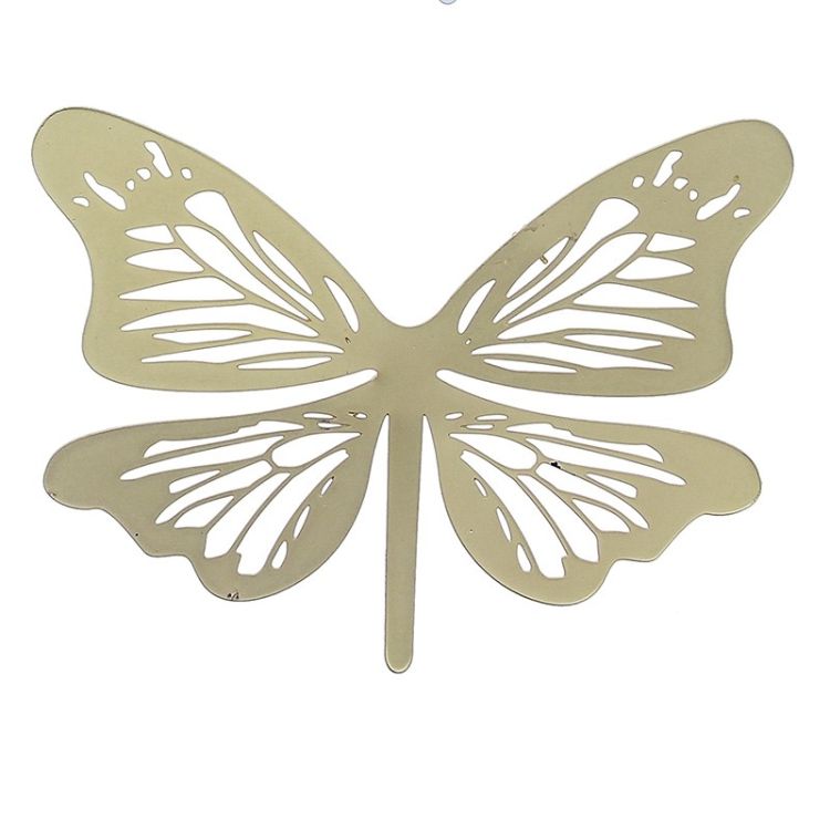 METAL BUTTERFLY BROOCH 2