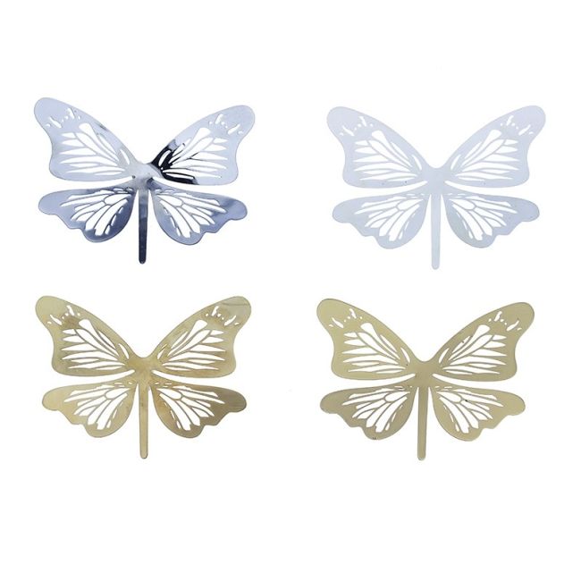 METAL BUTTERFLY BROOCH