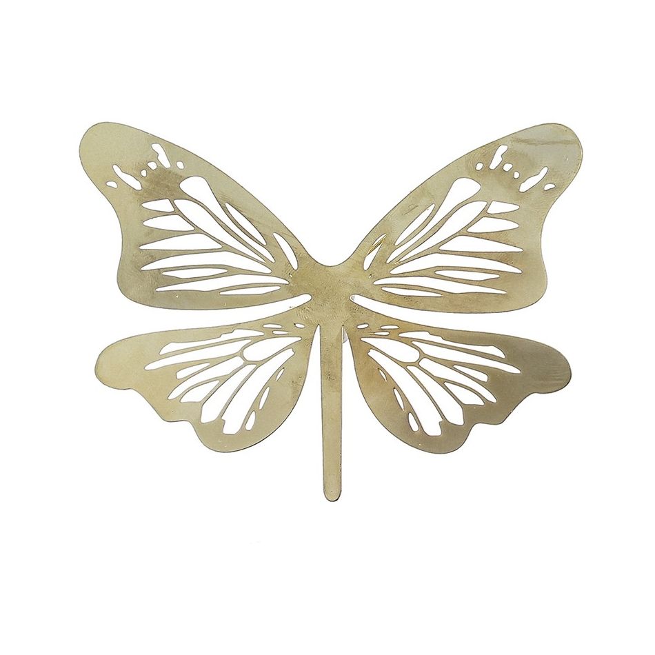 METAL BUTTERFLY BROOCH