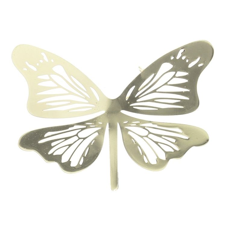 METAL BUTTERFLY BROOCH