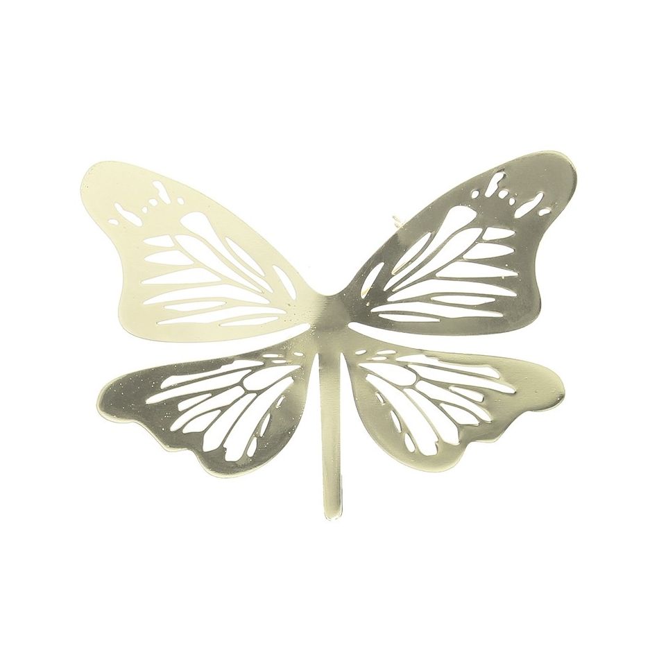 METAL BUTTERFLY BROOCH