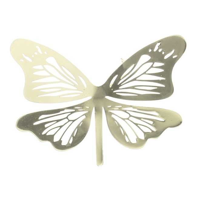 METAL BUTTERFLY BROOCH