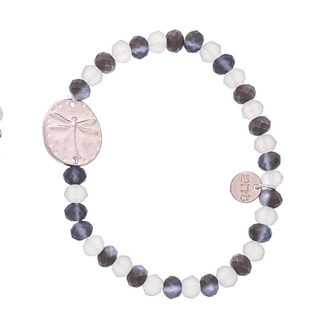 METAL DRAGONFLY BEADS BRACELET