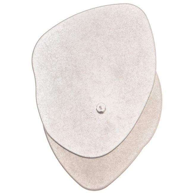 BROCHE DOBLE HOJA METAL