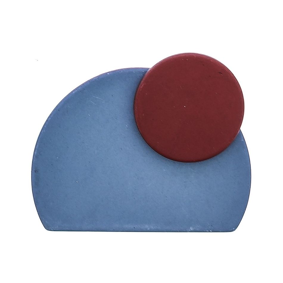 BROCHE FORMA GEOMÉTRICA RESINA