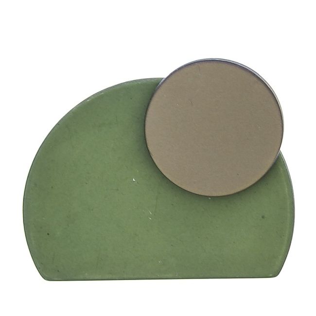 BROCHE FORMA GEOMÉTRICA RESINA