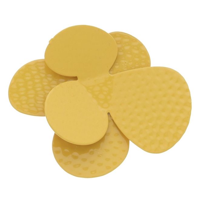 BROCHE FLOR METAL COLOR
