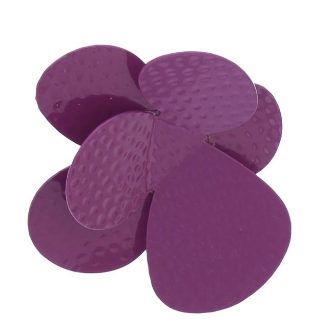 BROCHE FLOR METAL COLOR