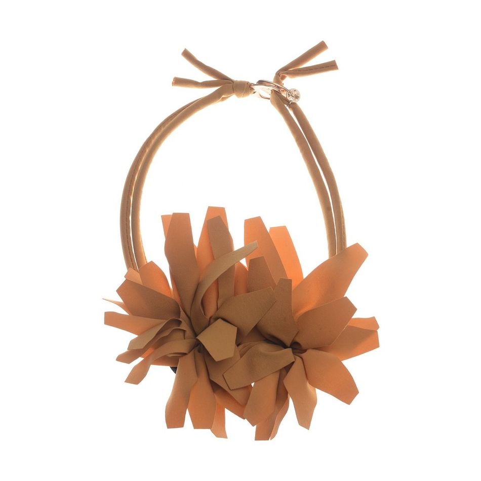 GARGANTILLA DOBLE FLOR TELA
