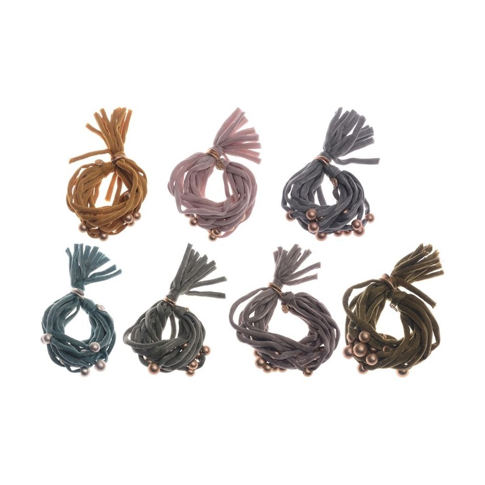 BRACELET TUBES CANVAS BALL METAL FINISH