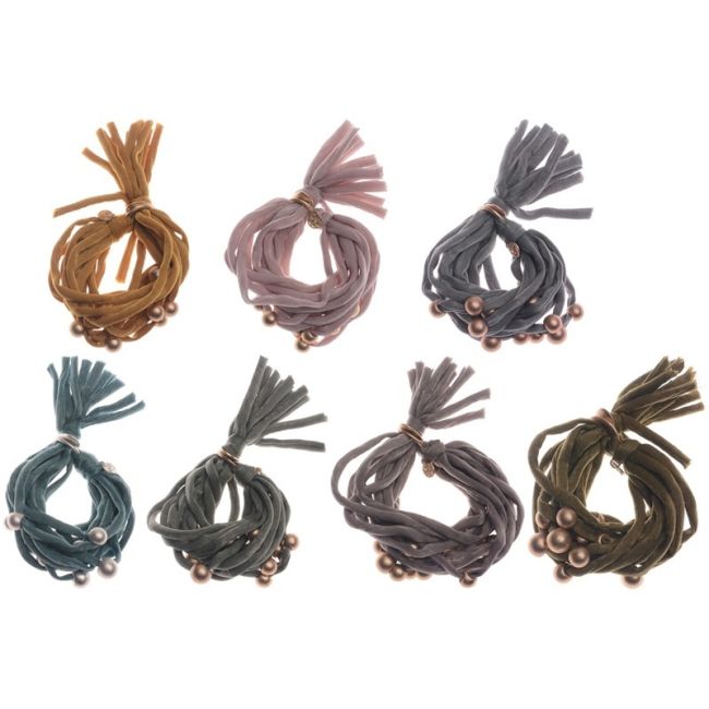 BRACELET TUBES CANVAS BALL METAL FINISH