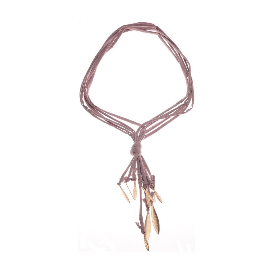 LONG METAL PENDANT NECKLACE