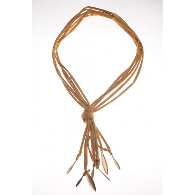 COLLAR LARGO COLGANTES METAL