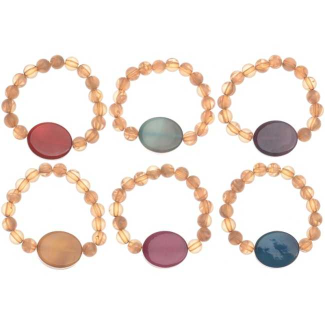 RESIN BALL BRACELET