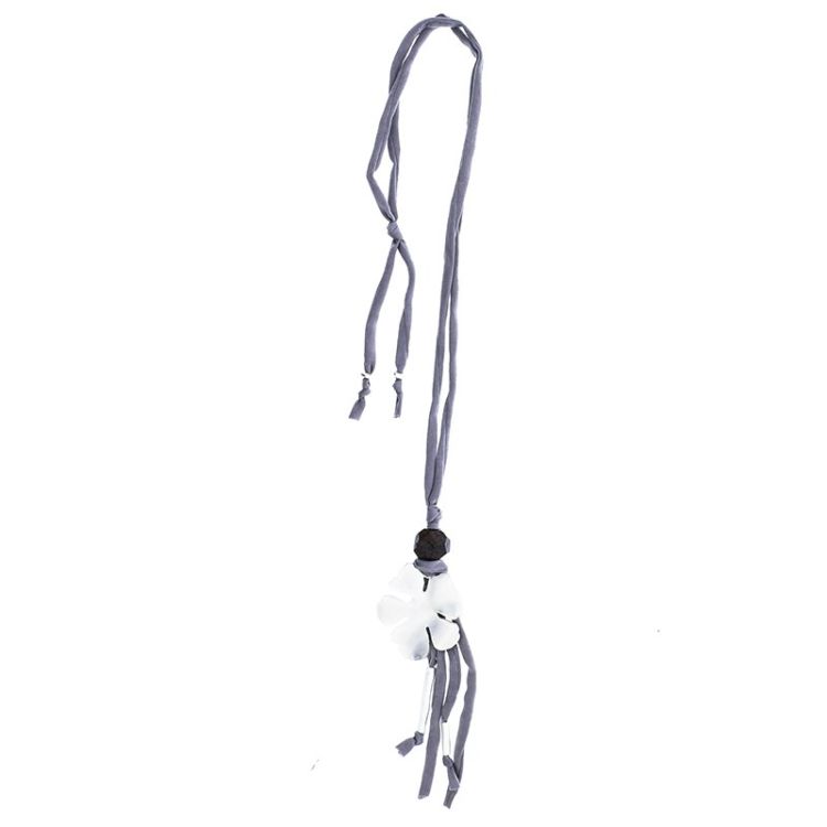 COLLAR LARGO COLGANTE FLOR COLGANTES