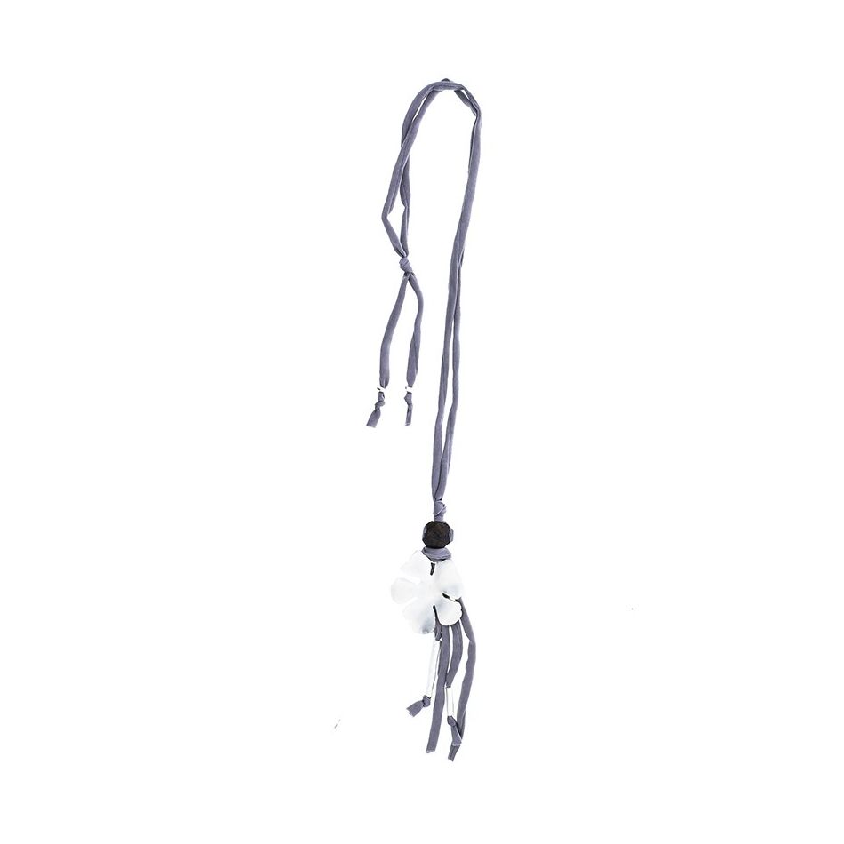 COLLAR LARGO COLGANTE FLOR COLGANTES