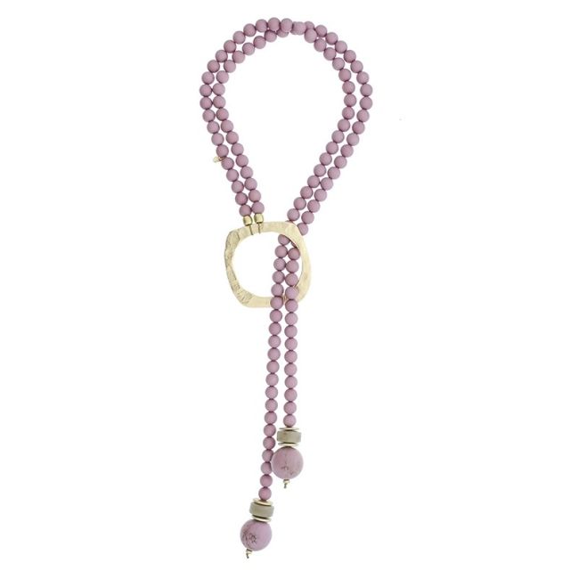 COLLAR LARGO COLGANTE DOBLE TIRA