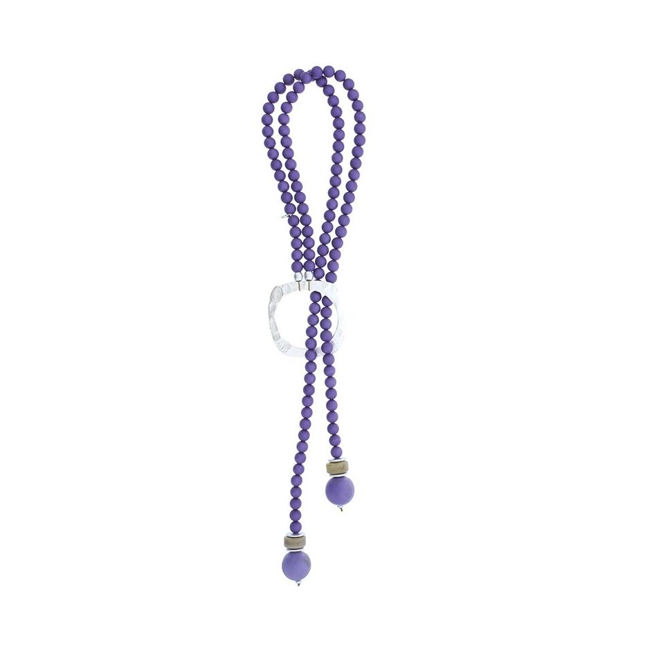 COLLAR LARGO COLGANTE DOBLE TIRA
