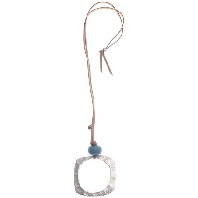 COLLAR LARGO COLGANTE METAL