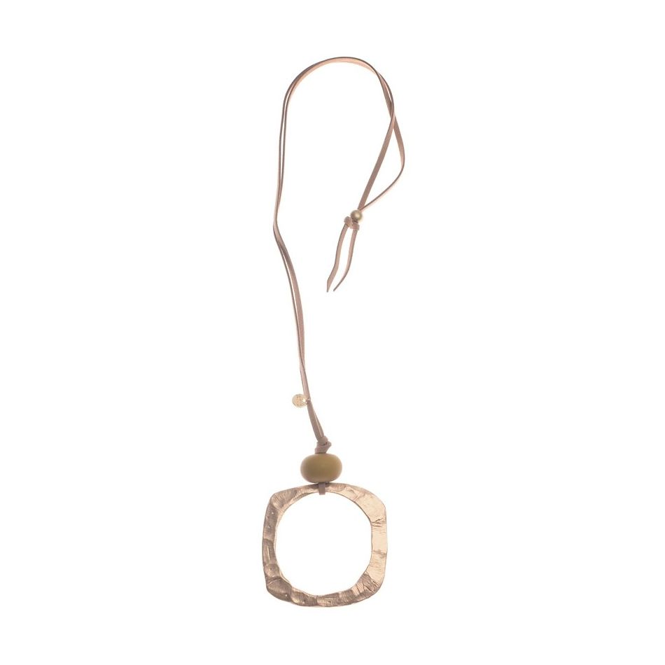 COLLAR LARGO COLGANTE METAL