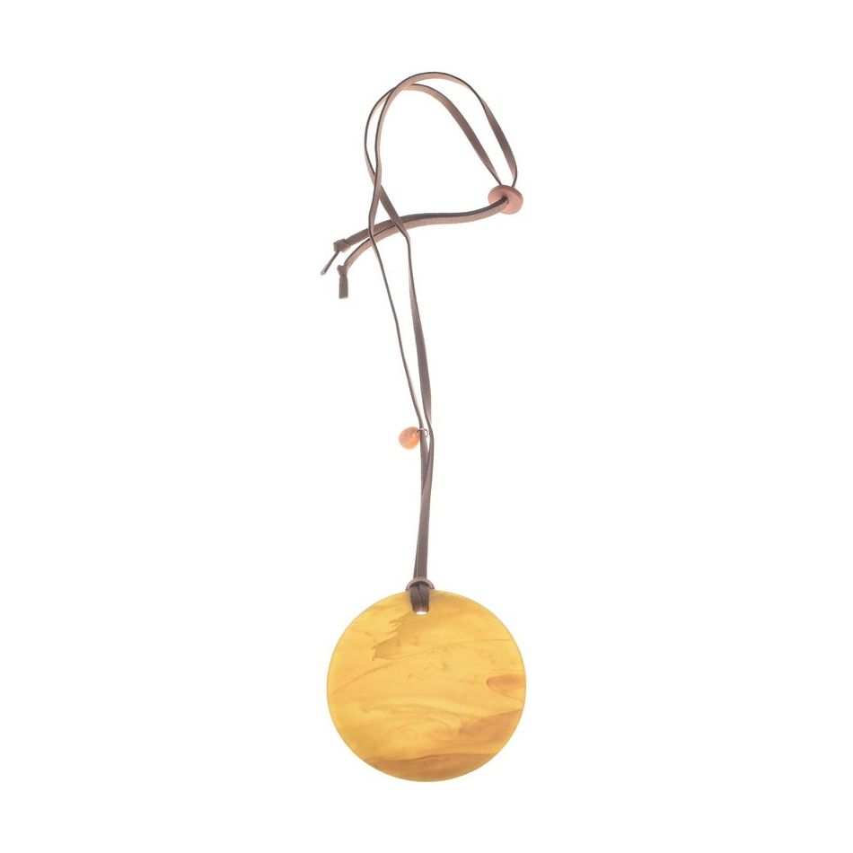 COLLAR LARGO COLGANTE RESINA