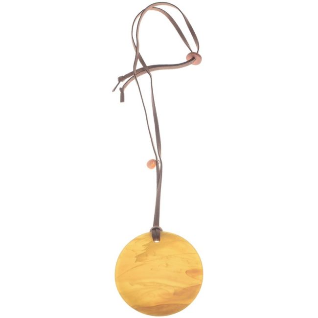 COLLAR LARGO COLGANTE RESINA