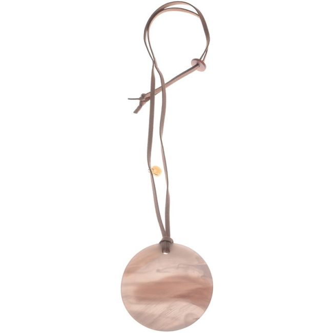 COLLAR LARGO COLGANTE RESINA
