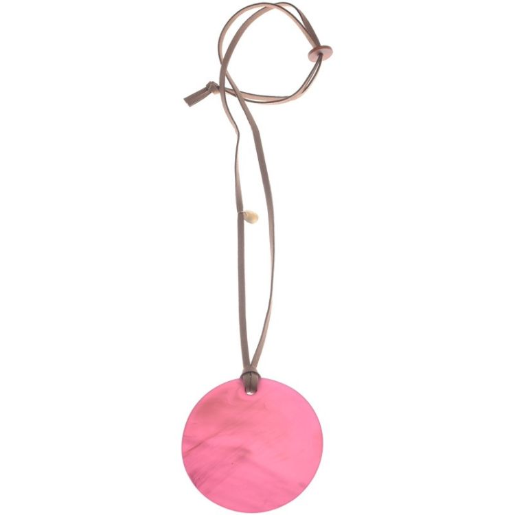COLLAR LARGO COLGANTE RESINA 2
