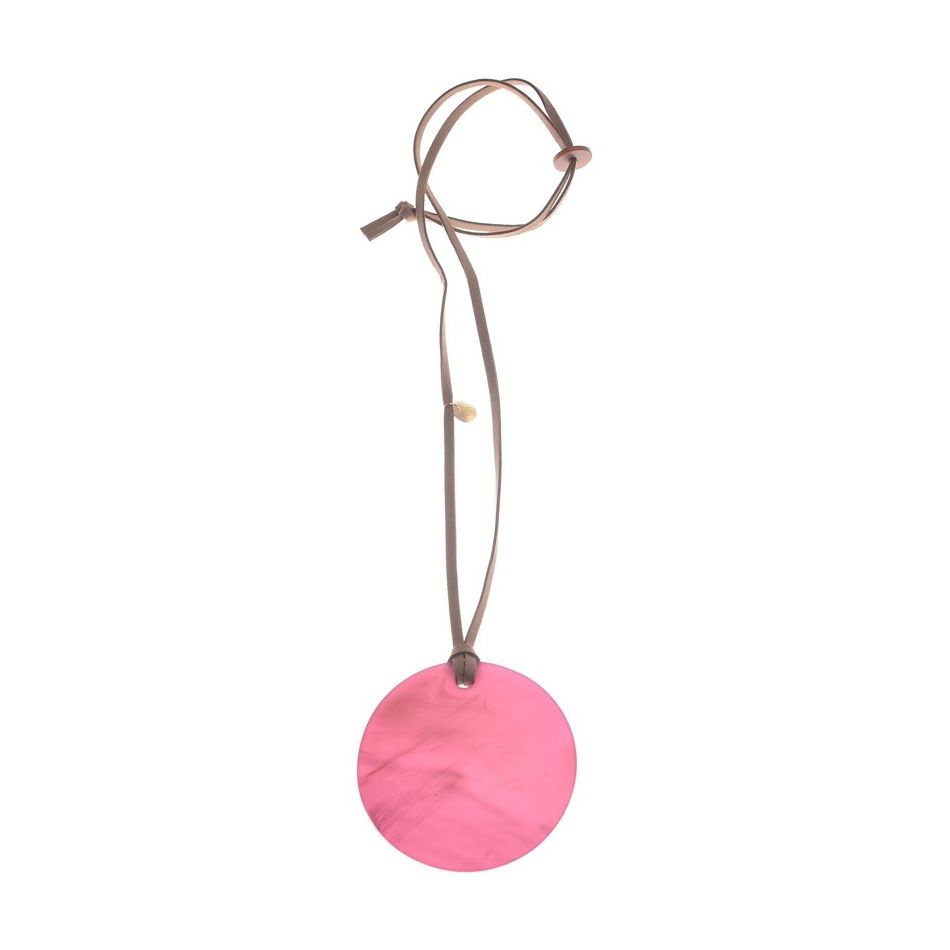 LONG RESIN PENDANT NECKLACE