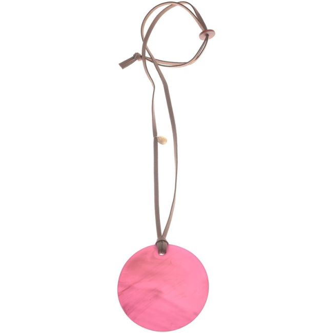 LONG RESIN PENDANT NECKLACE