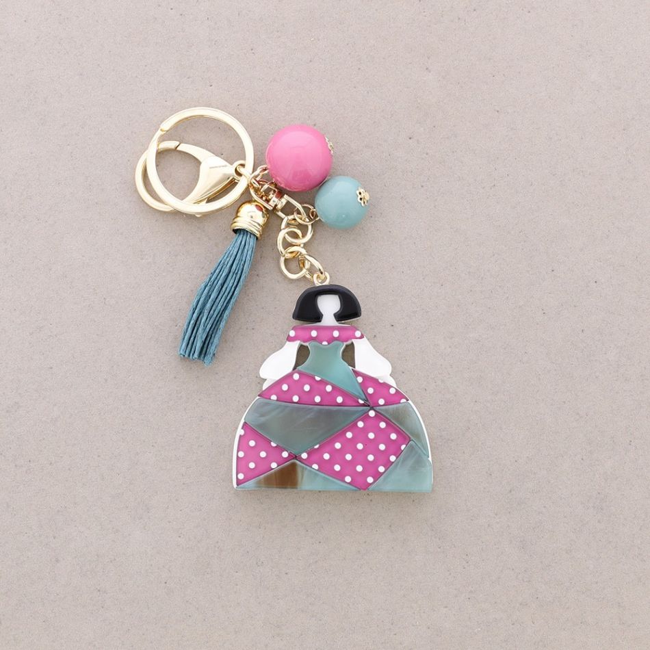 MENINA RESIN KEYCHAIN