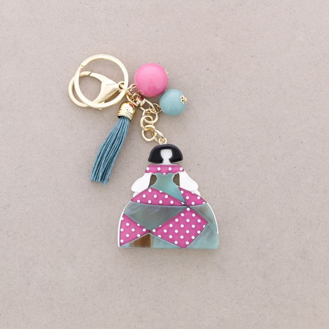 MENINA RESIN KEYCHAIN