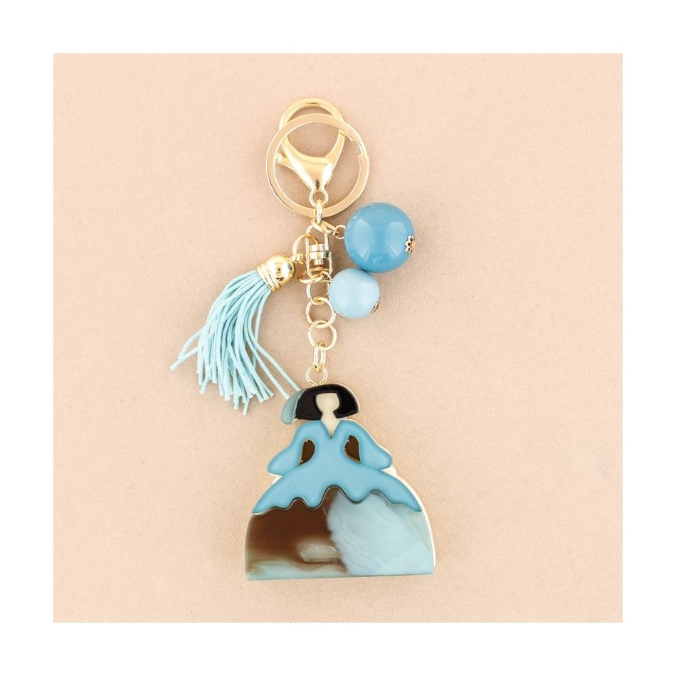 MENINA RESIN KEYCHAIN