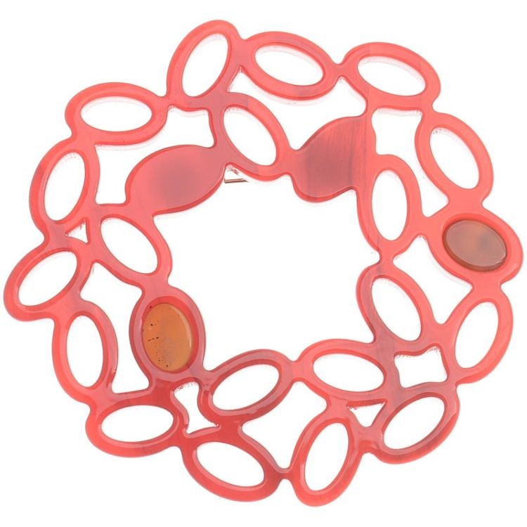 BROCHE ANILLA IRREGULAR RESINA 2