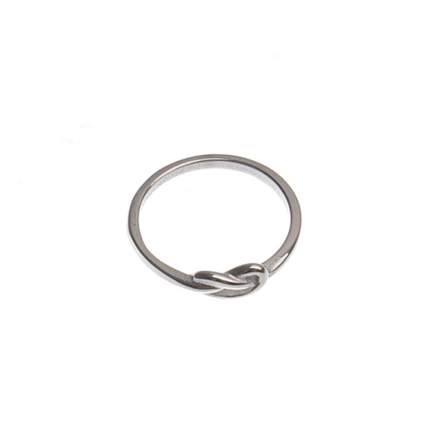 KNOT STEEL RING