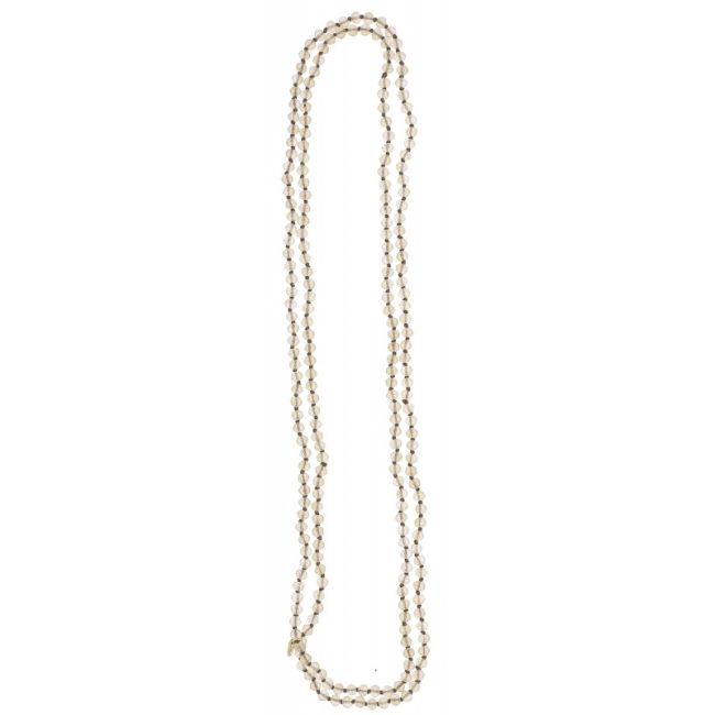 LONG NECKLACE WITH FACETED RESIN BALLS 1.5M*6MM