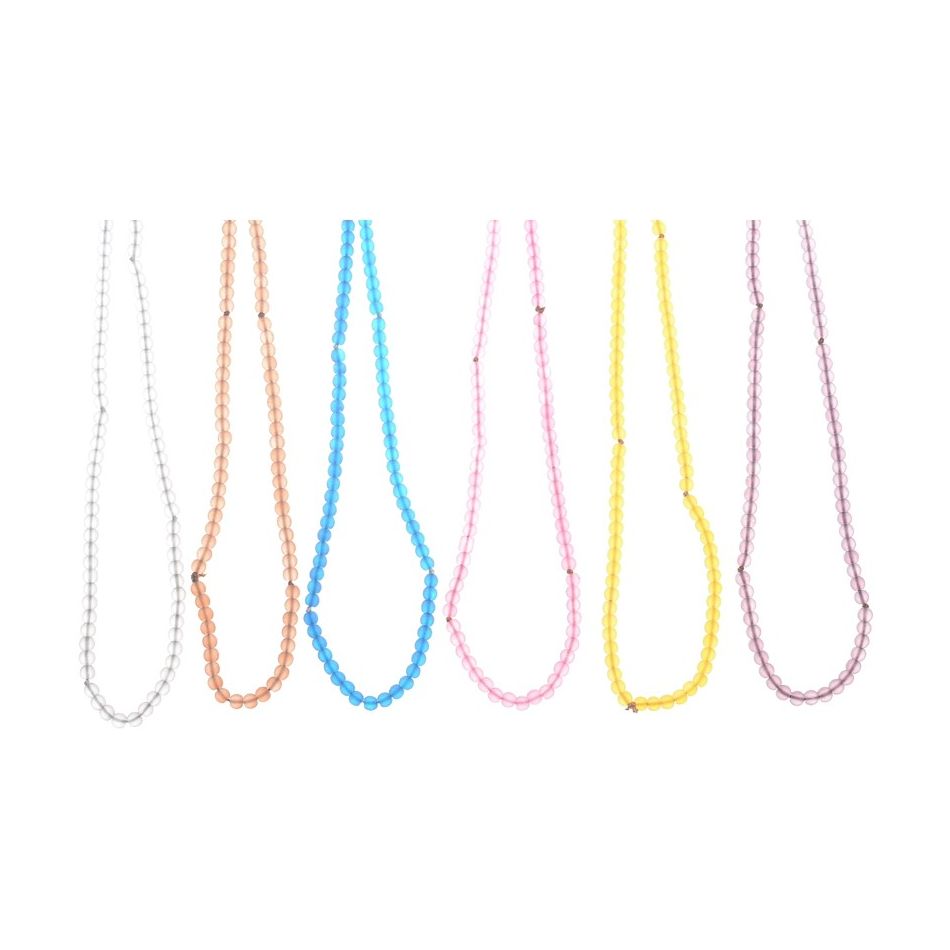 LONG NECKLACE RESIN BALL 1.6M*6MM