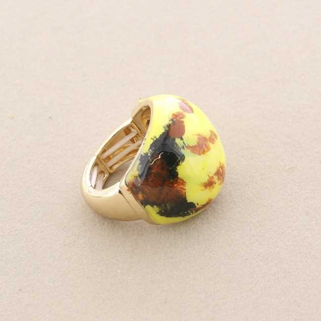 PAINTED ENAMEL METAL RING