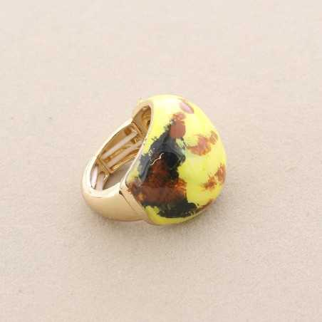 PAINTED ENAMEL METAL RING