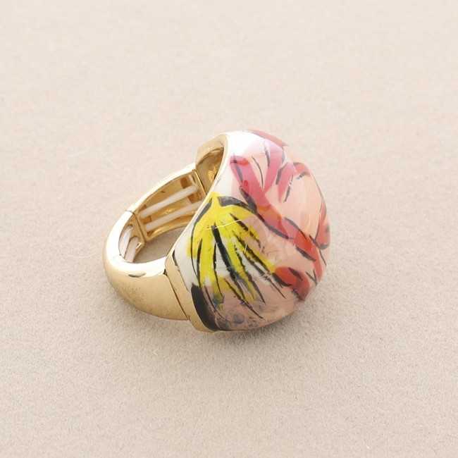 PAINTED ENAMEL METAL RING