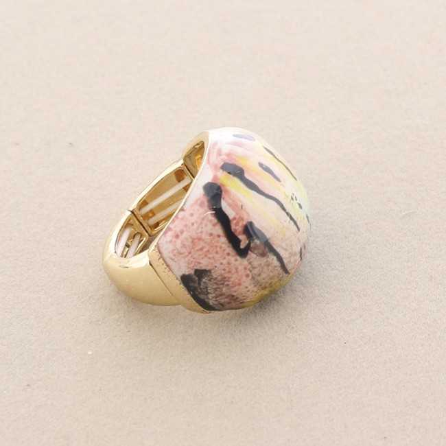 PAINTED ENAMEL METAL RING