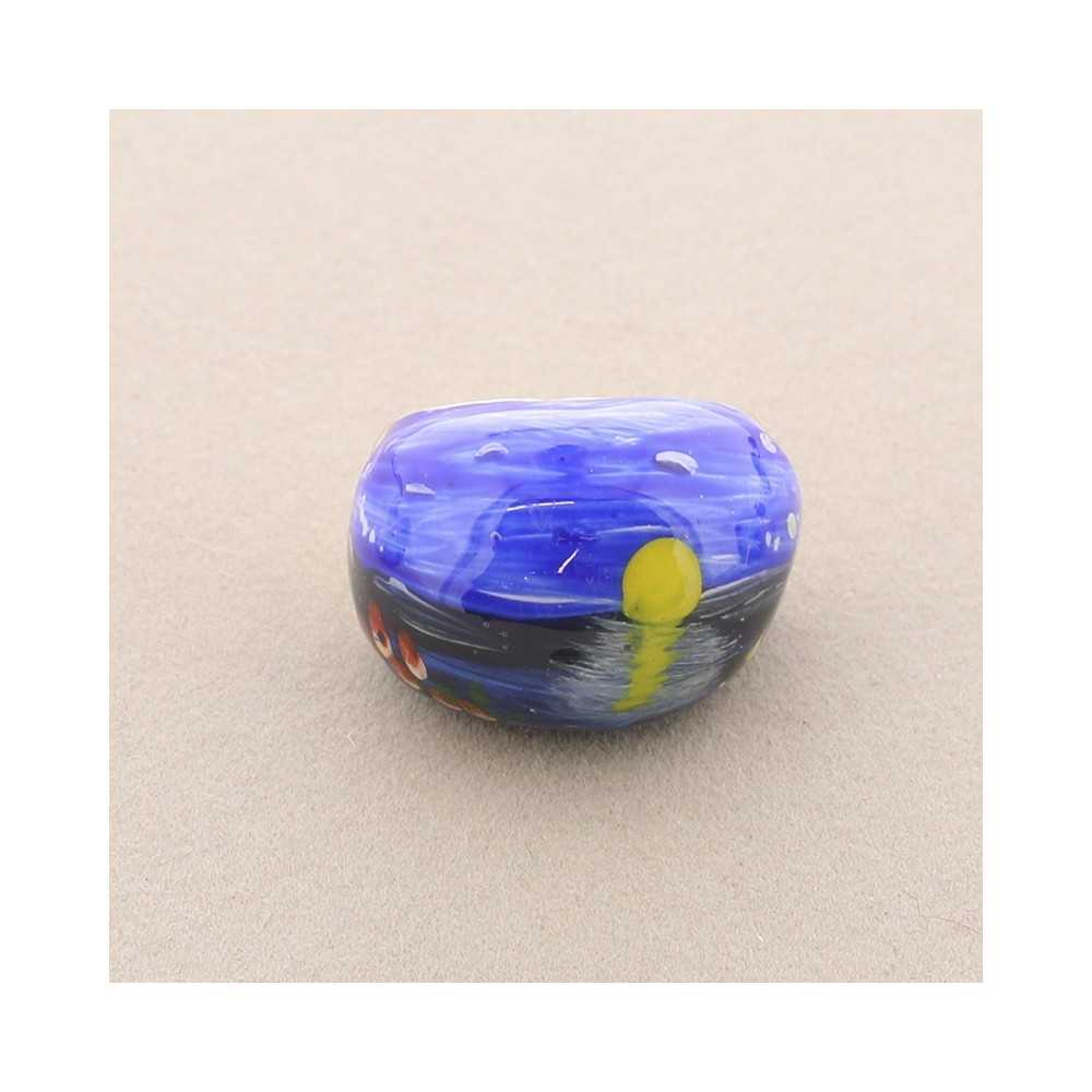 PAINTED ENAMEL METAL RING