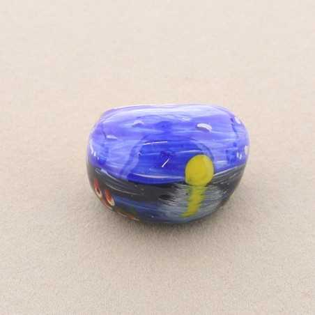 PAINTED ENAMEL METAL RING