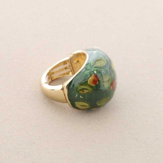 PAINTED ENAMEL METAL RING