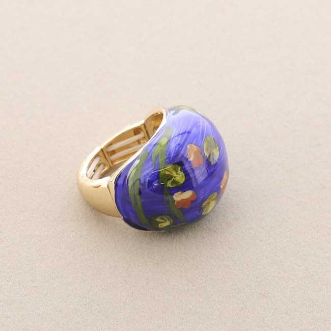 PAINTED ENAMEL METAL RING