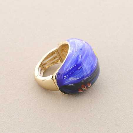 PAINTED ENAMEL METAL RING